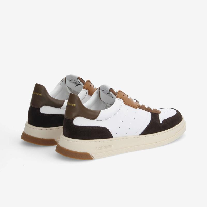 ORDER SNEAKER M - NAPPA/SUEDE/SDE - BLANC/MARRON